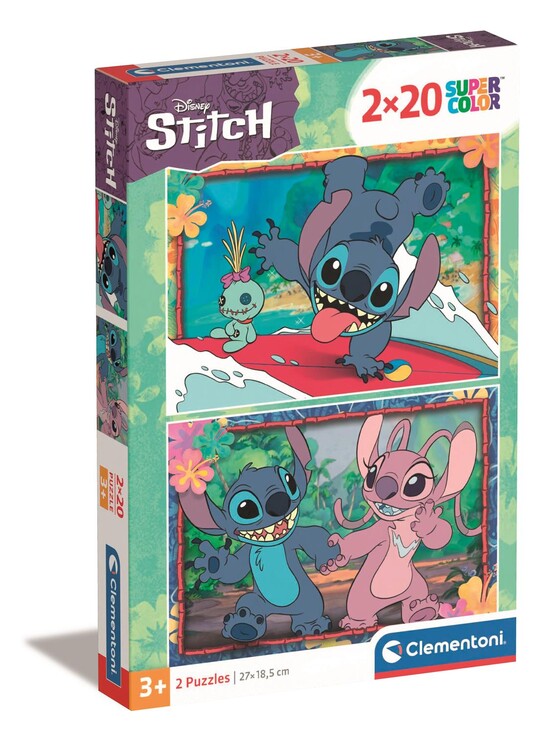 Puzzle Lilo & Stitch, (2x) 20 ks