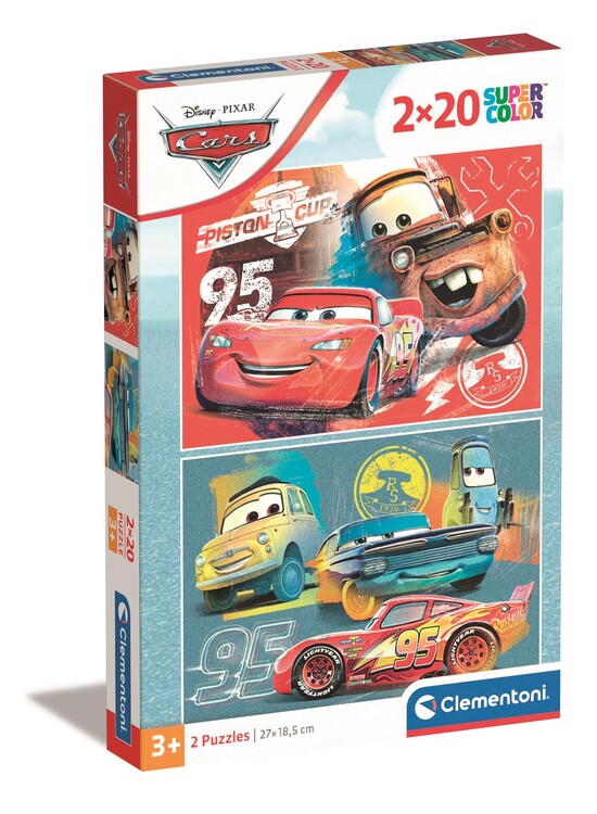 Puzzle Cars, (2x) 20 ks