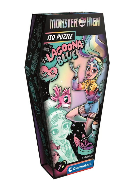 Puzzle Coffin Pack - Monster High - Lagoona Blue