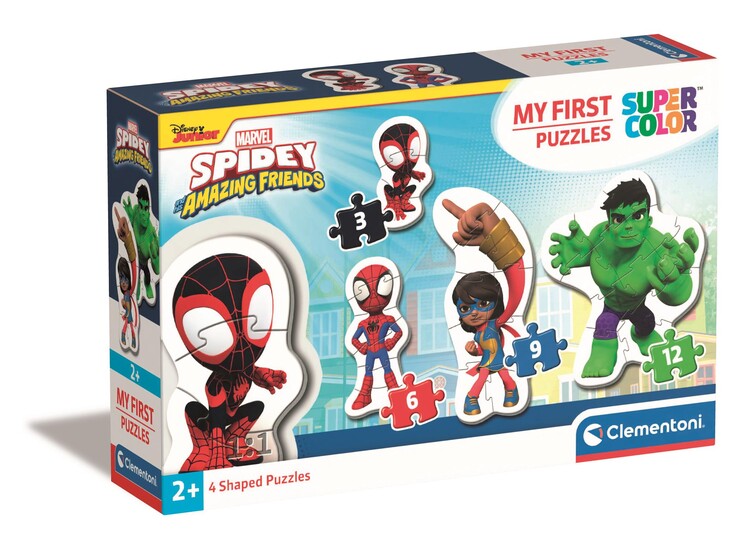 Levně Puzzle Marvel - Spidey, 12 ks