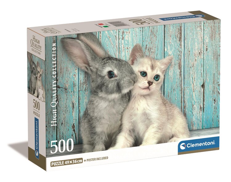 Puzzle Cat & Bunny
