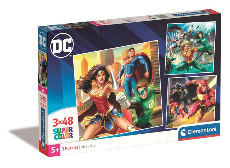 Puzzle Justice League, (3x) 48 ks