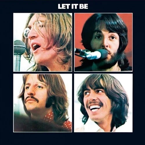 Metallschild The Beatles - Let It Be