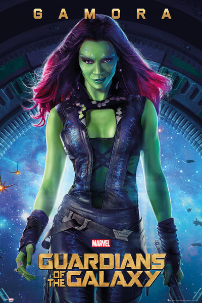 Plakát Strážci Galaxie - Gamora