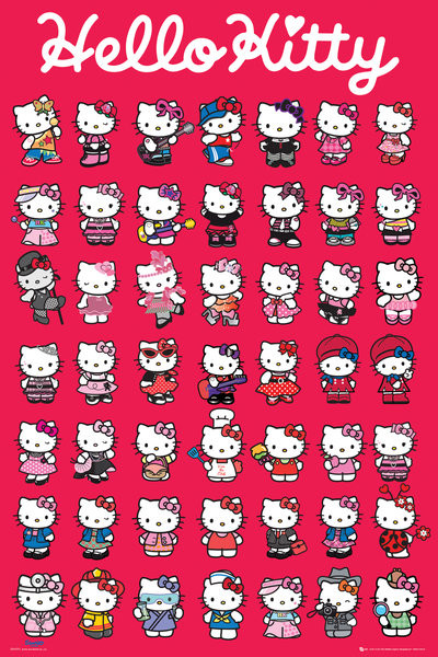 Poster Hello Kitty - Compilation