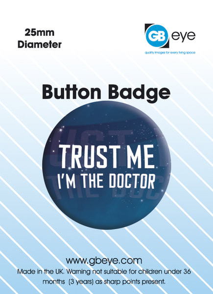 Button Doctor Who - Trust Me