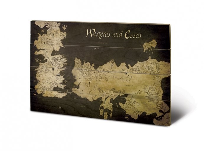 Bild auf Holz Game of Thrones - Westeros