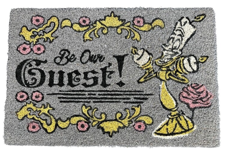 Rohožka Kráska s Zvíře - Be Our Guest, 60 × 40 cm