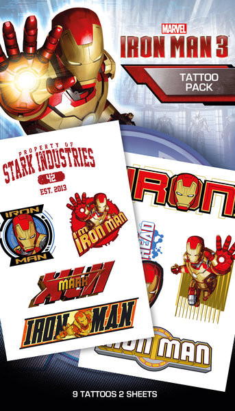 Tatovering Iron Man 3 - Characters