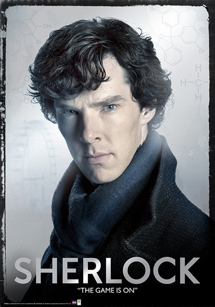 Sherlock - Close Metallposter