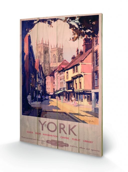 York - British Railways Schilderij op hout