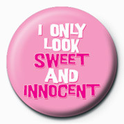 Button I ONLY LOOK Sweet & Innoce