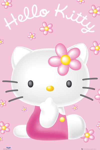 Poster Hello Kitty - Pink