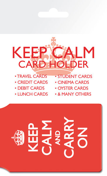 Kartenhalter Keep Calm And Carry On