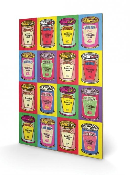 Poster su legno Heinz - Tomato Soup Pop Art
