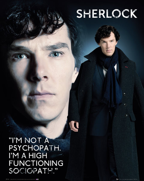 Poster Sherlock - Sociopath