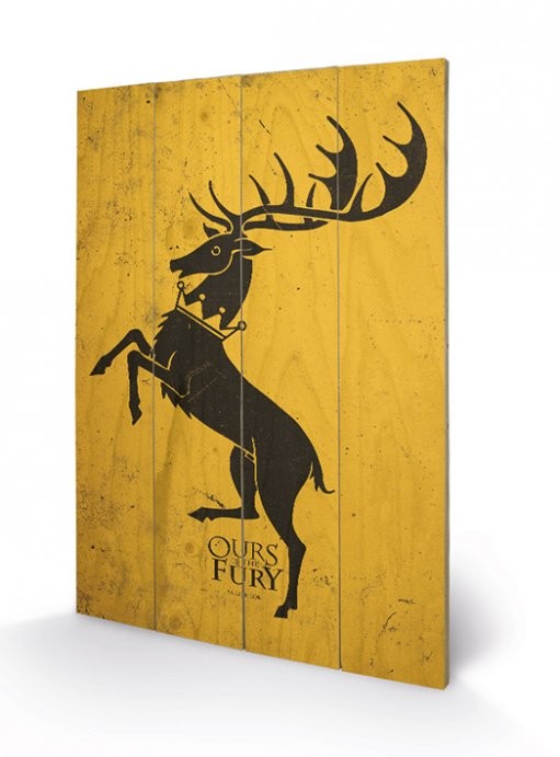 Bild auf Holz Game of Thrones - Baratheon