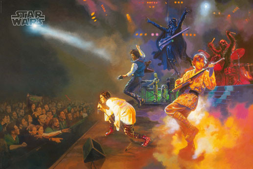 Poster Star Wars - Rock Band
