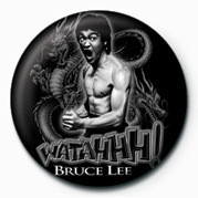 Button BRUCE LEE - WATAHH!