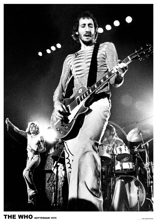 Levně Plakát, Obraz - The Who - Pete Townsend Rotterdam 1975, 59.4 × 84.1 cm