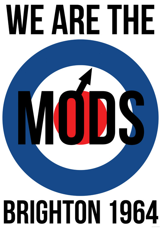 Levně Plakát, Obraz - Mods - Target / We Are The Mods 1964, 59.4 × 84.1 cm