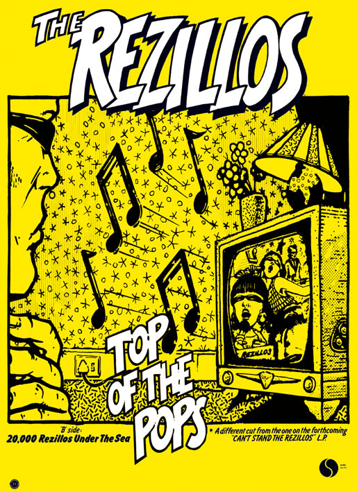 Plakát, Obraz - Rezillos - Top Of The Pops, 59.4x84 cm
