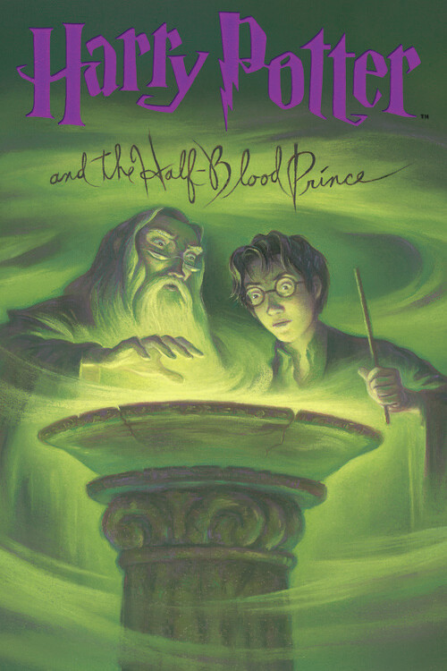 Umělecký tisk Harry Potter - Half-Blood Prince book cover, 26.7x40 cm