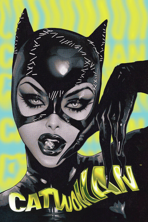Umělecký tisk Batman - Catwoman, 26.7x40 cm