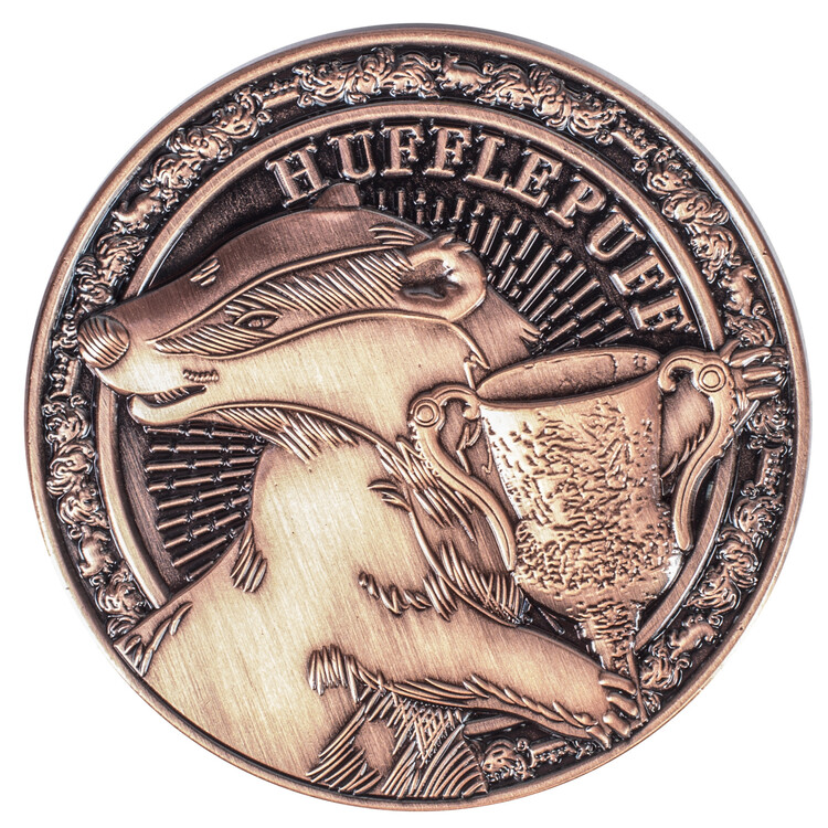 Sběratelská mince Sběratelská mince Harry Potter - Hufflepuff, Kov