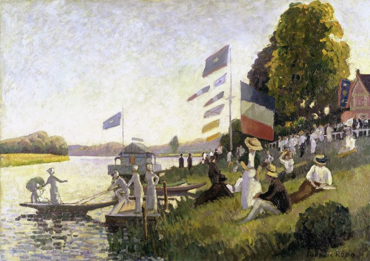Carta da parati Camille Pissarro - Regatta
