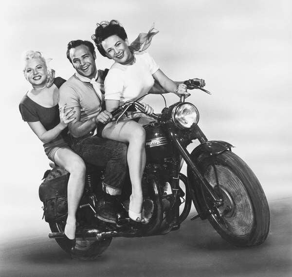 Fotografie Marlon Brando, The Wild One 1953 Directed By Laslo Benedek, 40x40 cm