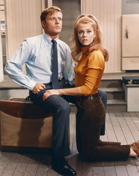 Fotografie Robert Redford And Jane Fonda, Barefoot In The Park 1967 Directed By Gene Sachs, 30x40 cm