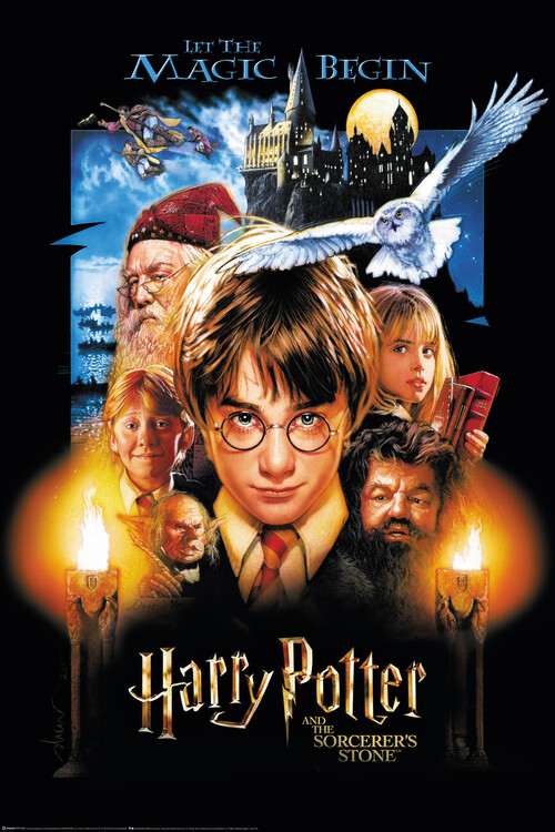 Plakát, Obraz - Harry Potter - Kámen mudrců, 61x91.5 cm