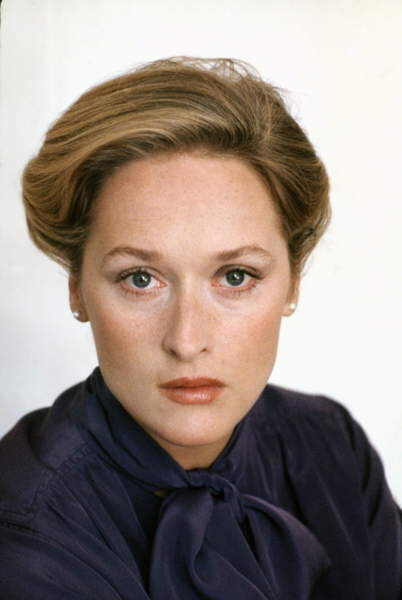 Umělecká fotografie Meryl Streep, (26.7 x 40 cm)