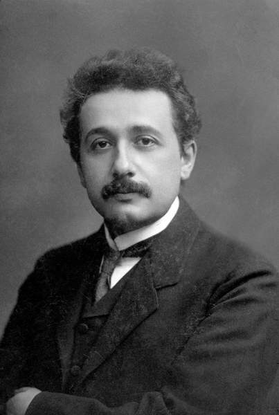 Umělecká fotografie Albert Einstein, 1915, Unknown photographer,, (26.7 x 40 cm)
