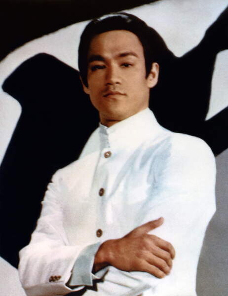 Umělecká fotografie Bruce Lee, (30 x 40 cm)