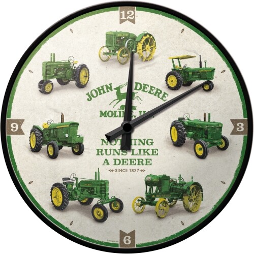 Levně Hodiny Hodiny John Deere - Model Chart