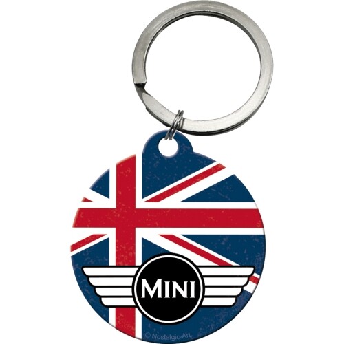 Klíčenka Mini Cooper - Logo, Ø 4 cm cm