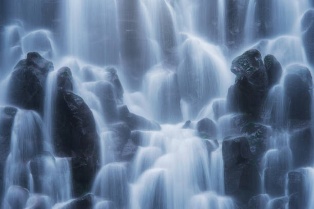 Fotografie Details of Waterfall, Ramona Falls, TerenceLeezy, 40x26.7 cm