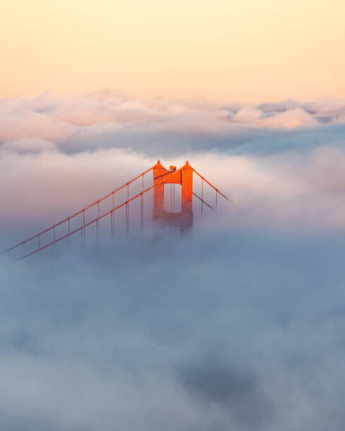 Fotografie Golden Gate Bridge, Zeyu Wang, 30x40 cm
