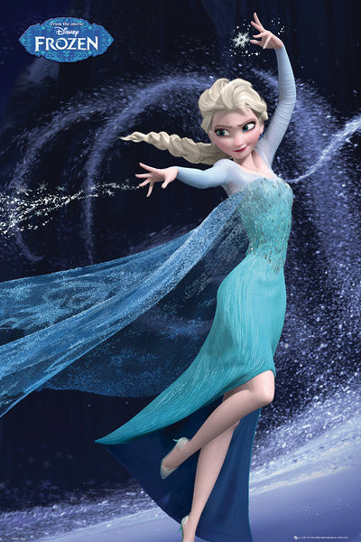 Poster Frozen: Il regno di ghiaccio - Elsa Let It Go