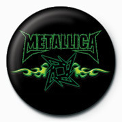 Placka METALLICA - GREEN FLAMES