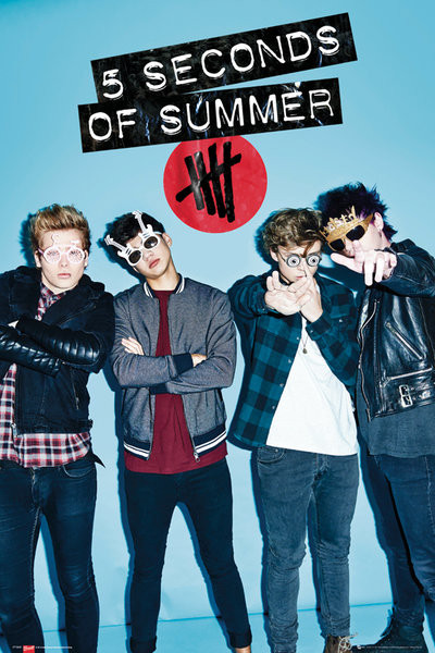 Poster 5 Seconds Of Summer - Glasses | Wall Art | 3+1 FREE | UKposters
