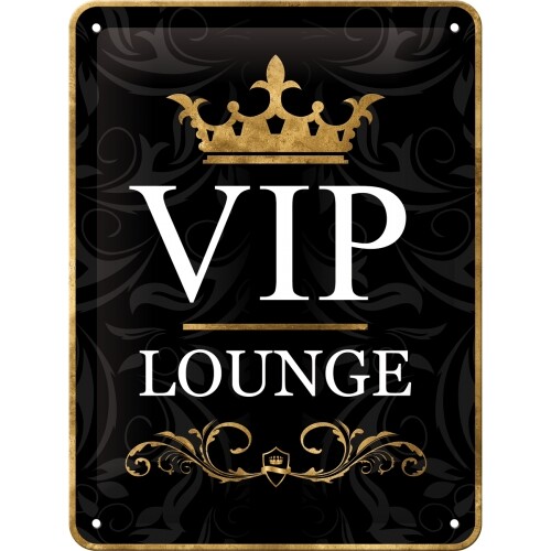 Metallschild VIP Area
