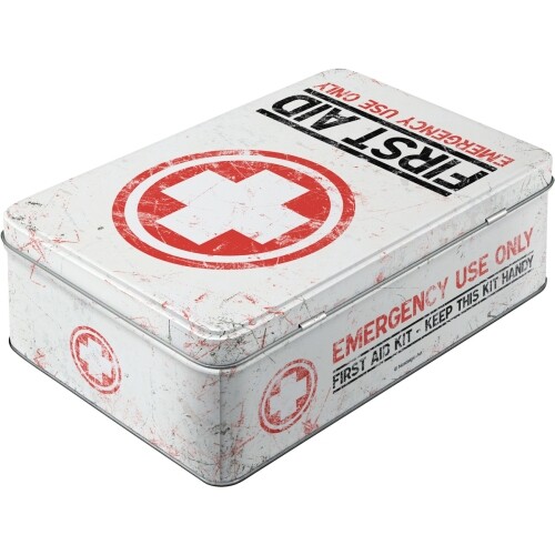 Plechová krabička First Aid Kit