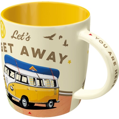 Levně Hrnek Volkswagen VW Bulli - Let‘s Get Away!, 0,33 l