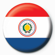 Button Flag - Paraguay
