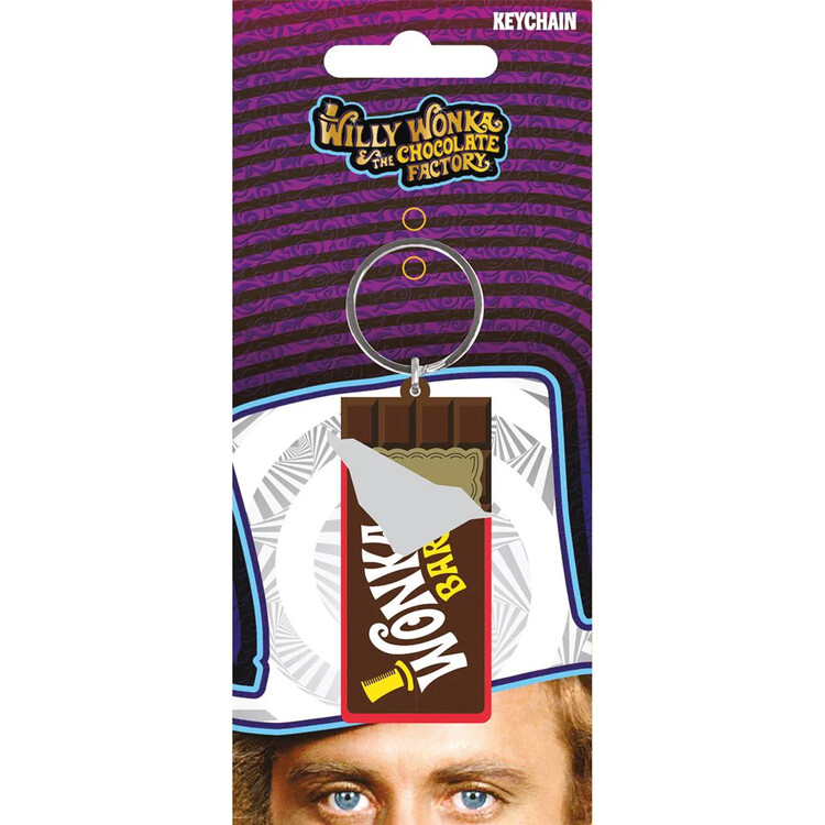 Klíčenka Willy Wonka & Chocolate Factory - Chocolate Bar, PVC