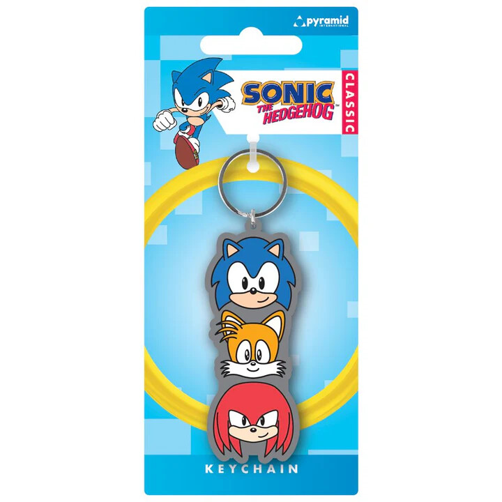 Breloc Sonic the Hedgegog - Trio Stack