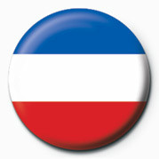 Button Flag - Sebia & Montenegro